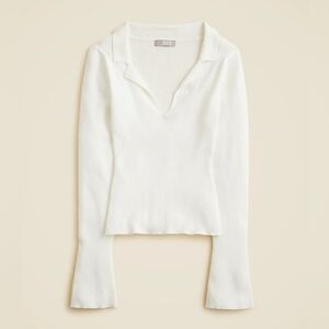 J CREW - White Long Sleeve Top/Sweater